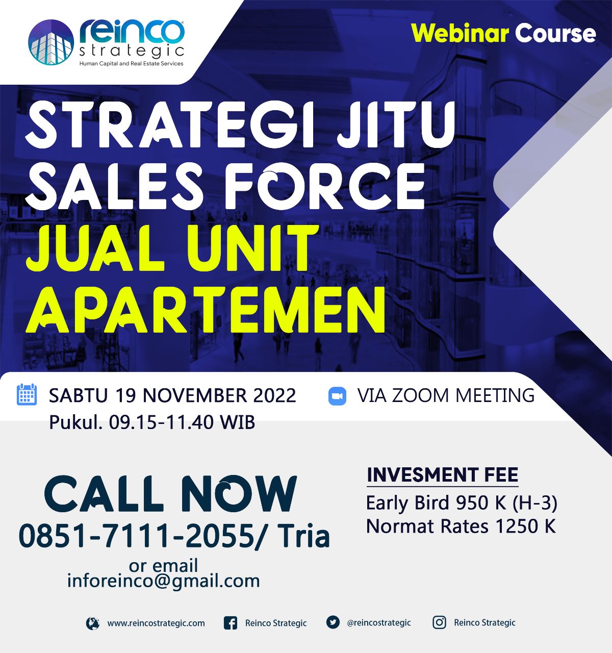Strategi Jitu Sales Force Jual Unit Apartemen